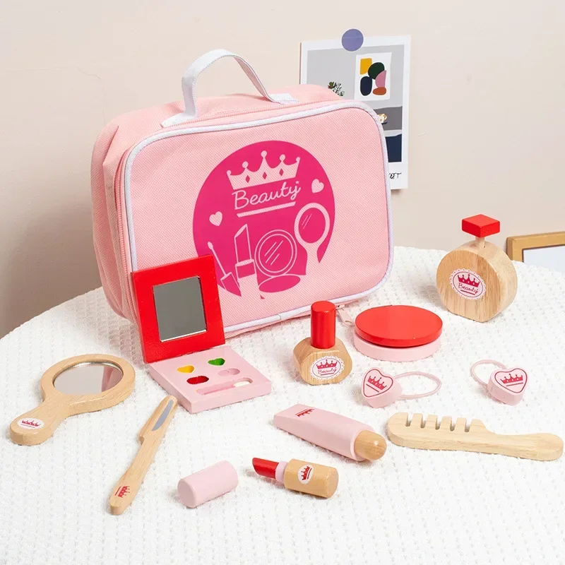 Beauty Makeup For Girl - Ensemble de maquillage en bois pour