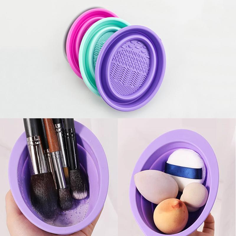 Beauty Makeup Sponge - Nettoyeur de pinceaux de maquillage en