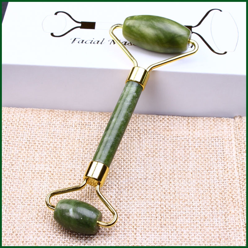 Jade Roller Gua Sha - Soins de la peau pierre de