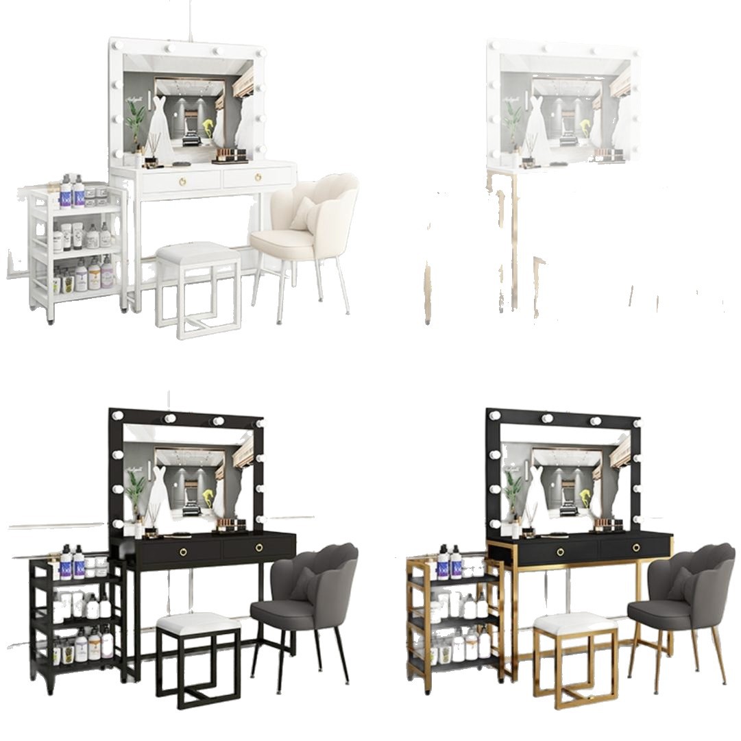 Beauty Makeup Studio - Coiffeuse de studio avec miroir et