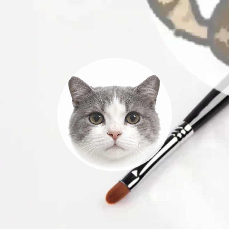 Beauty Makeup Eyeshadow - Pinceau de maquillage portable rétractable et