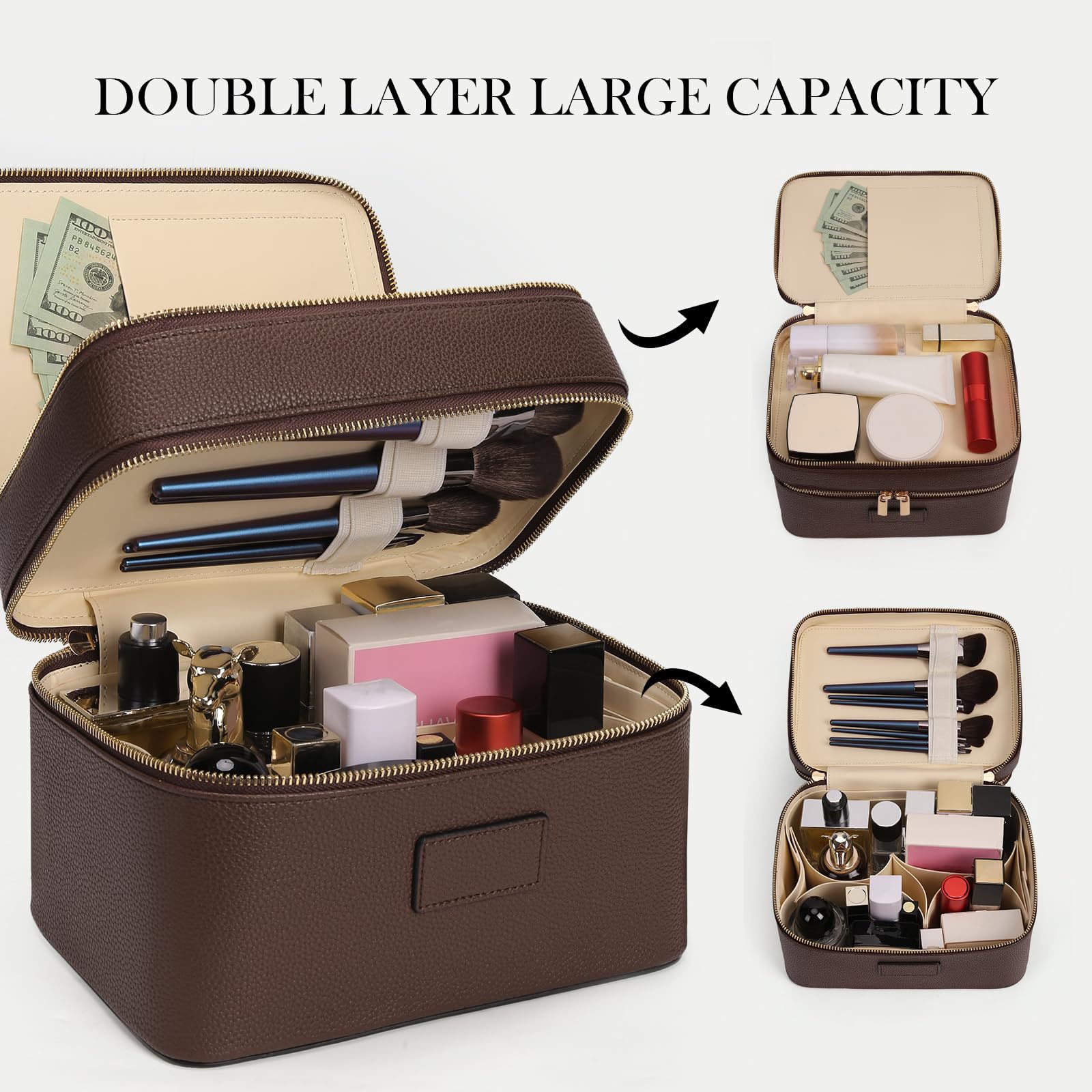 Beauty Makeup Case - Grande Trousse de Toilette de Voyage