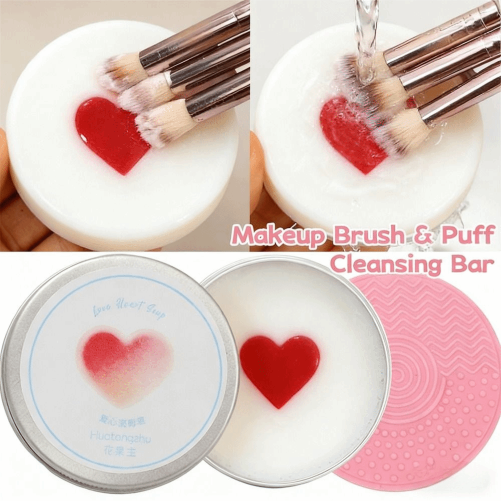 Beauty Makeup Sponge - Savon nettoyant pour pinceaux de maquillage