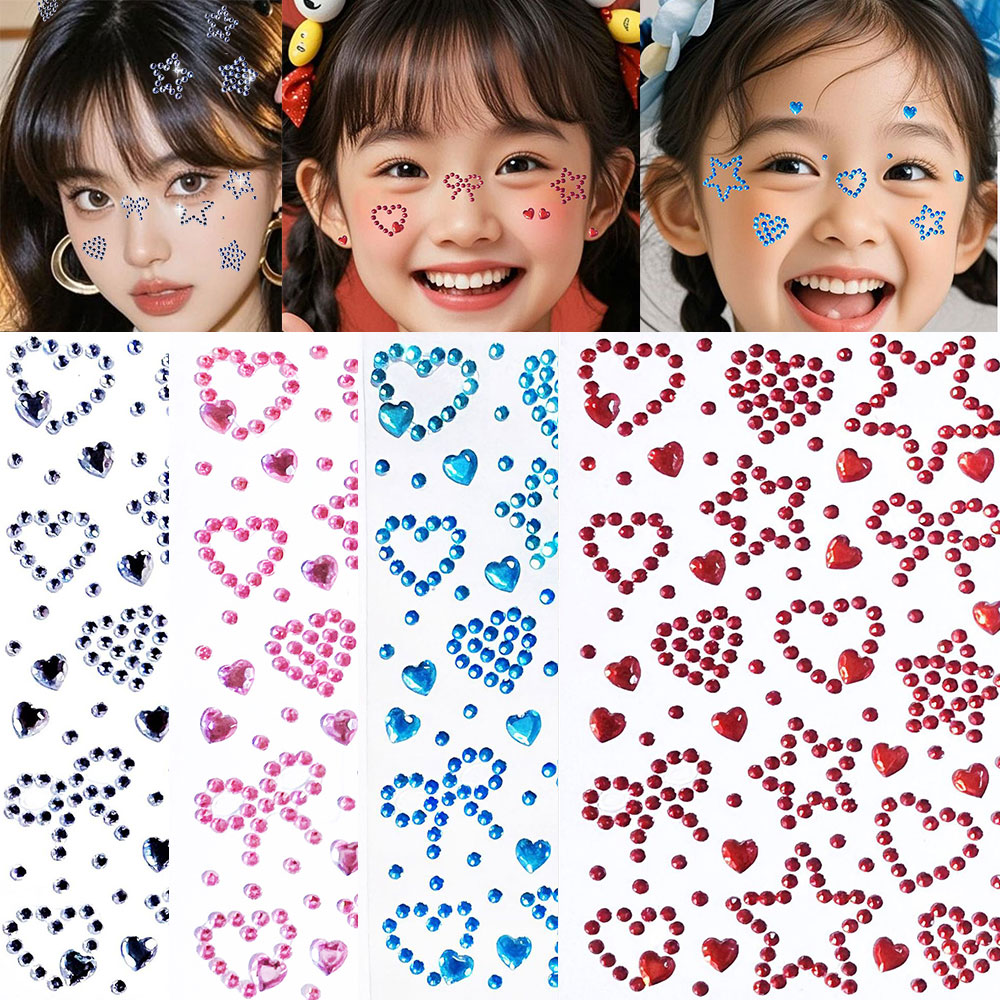 Beauty Gems Makeup - Autocollants en strass pour le visage