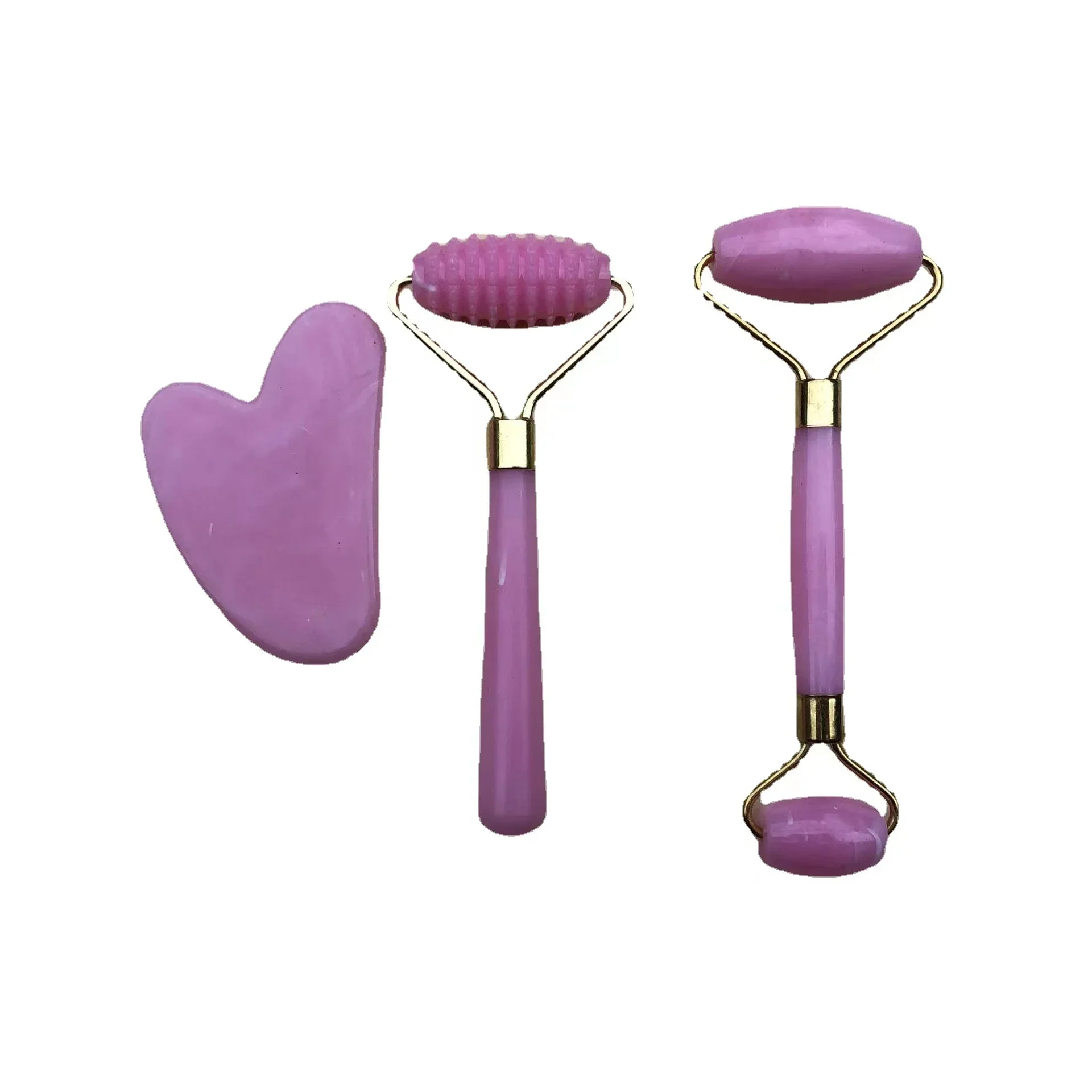 Jade Roller Gua Sha - Masseur à rouleaux en résine pour