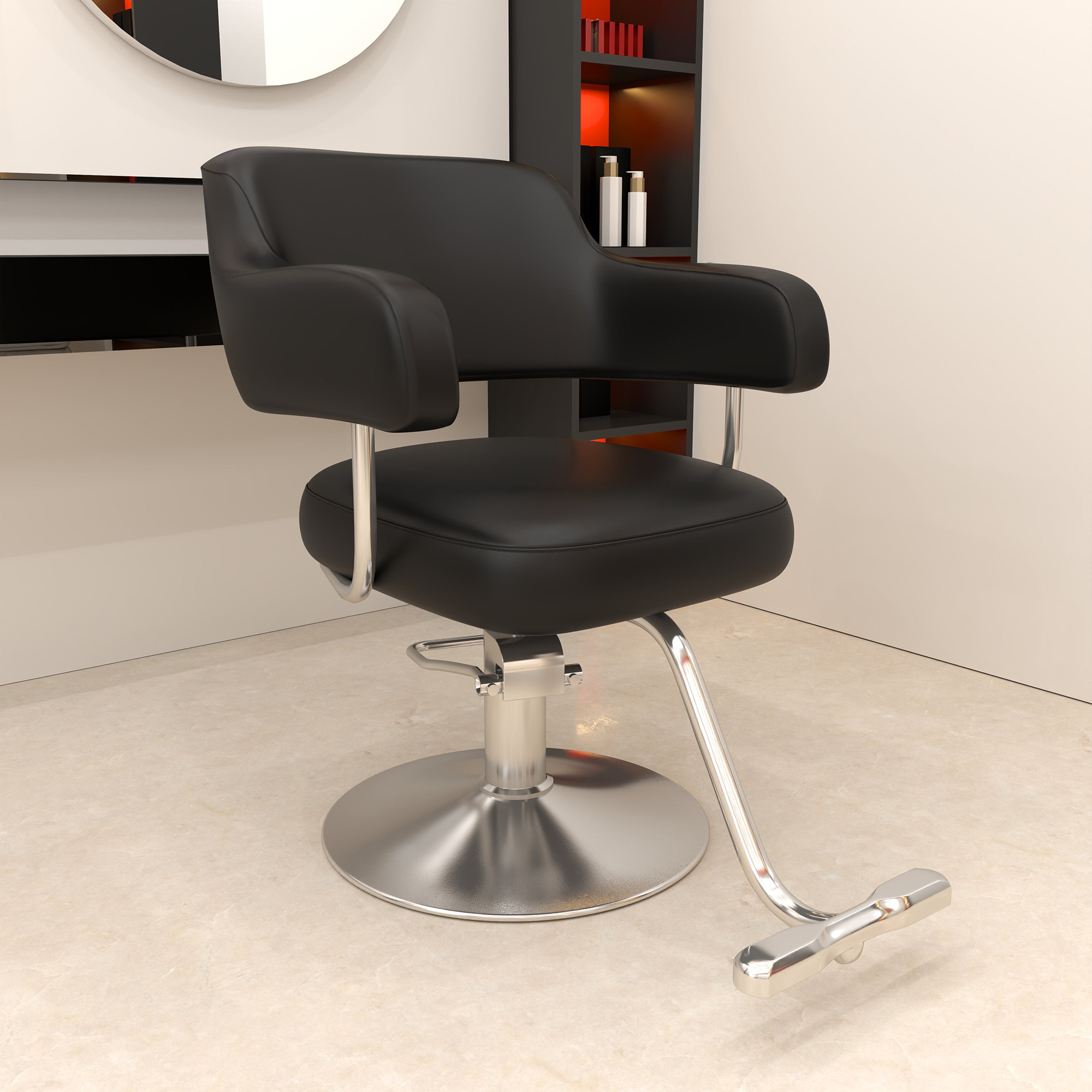 Beauty Works Makeup - Fauteuils de Barbier et de Maquillage