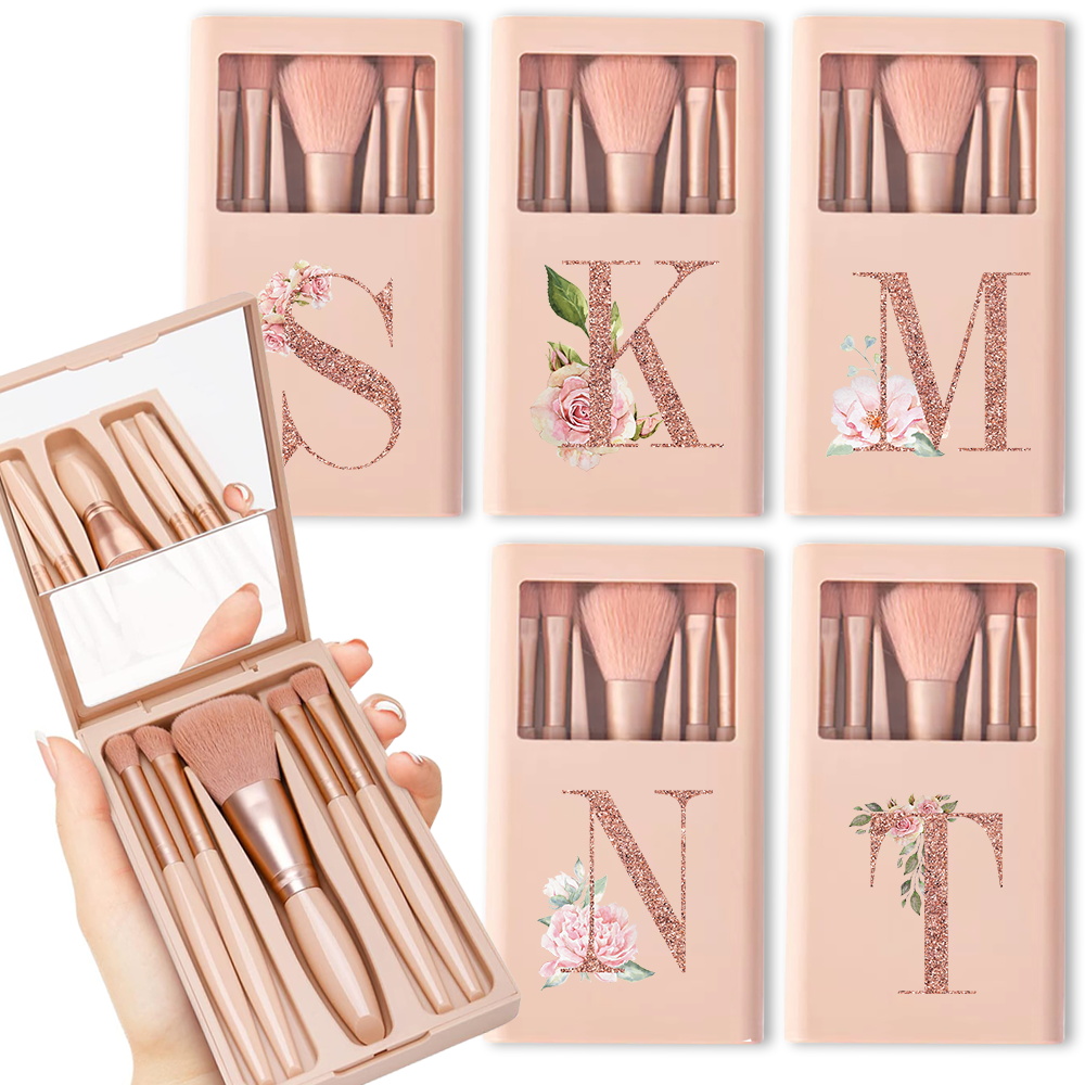 Beauty Makeup Case - Kit de pinceaux cosmétiques avec miroir