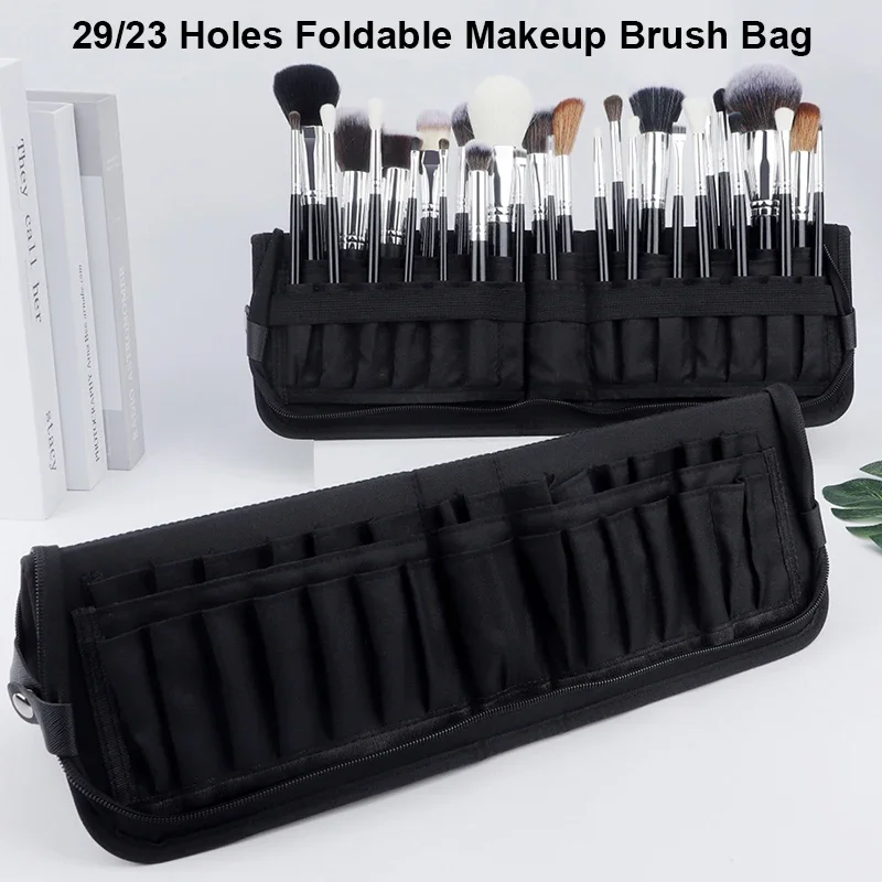 Beauty Makeup Case - 29/23 trous pliable maquillage brosse sac