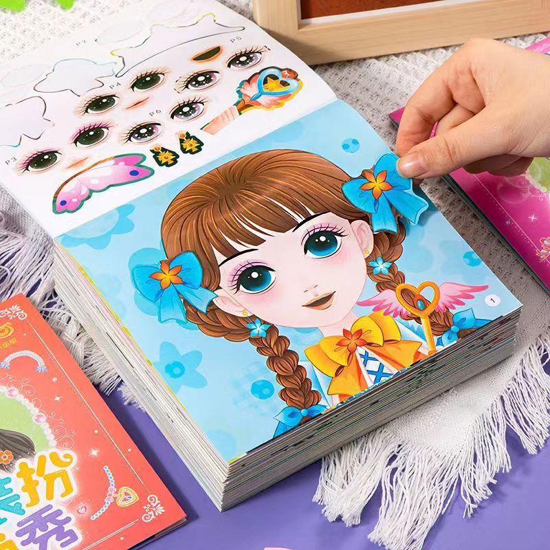 Livre d'autocollants de déguis - Beauty Makeup Book avis et prix