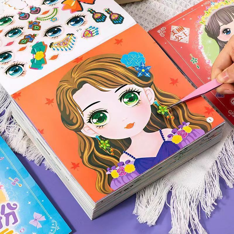 Livre d'autocollants de déguis - Beauty Makeup Book avis et prix