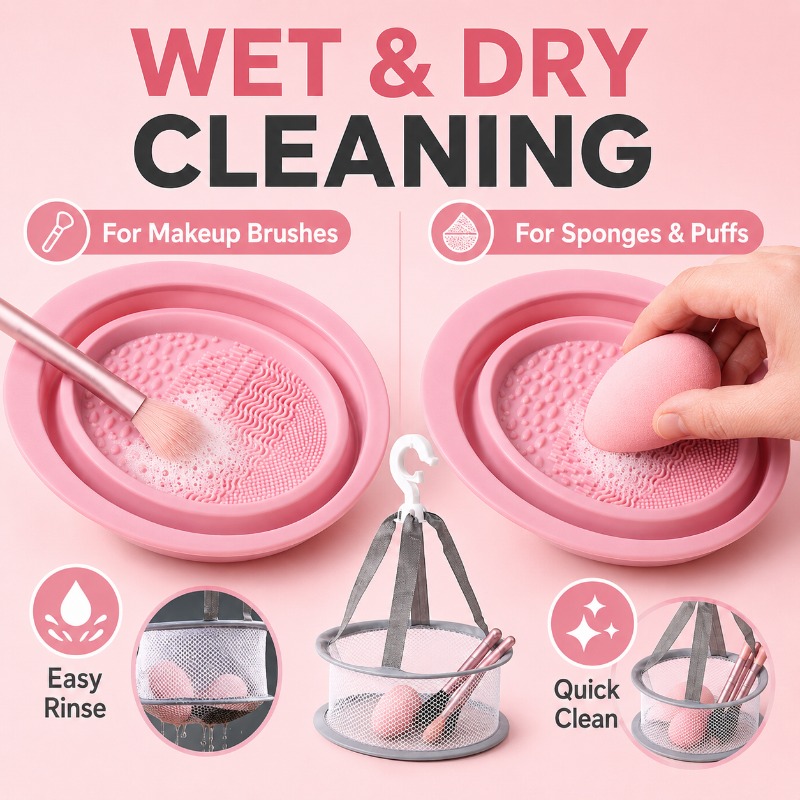 Bol de nettoyage pour pinceaux - Beauty Makeup Sponge avis et prix