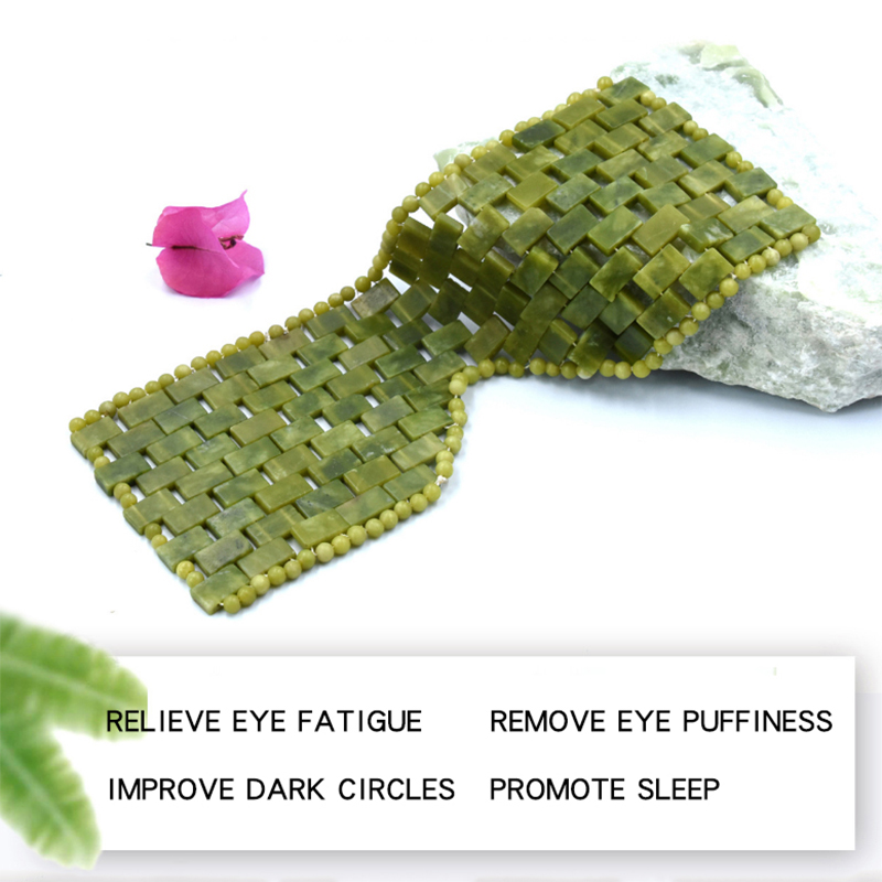 Masque pour les yeux en jade,  - Jade Roller Gua Sha avis et prix