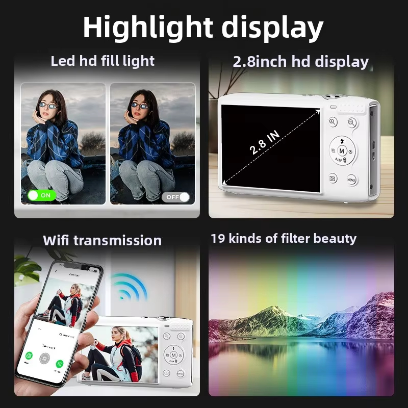 Caméra vidéo 72MP 5K Ultra HD  - Beauty Makeup App avis et prix