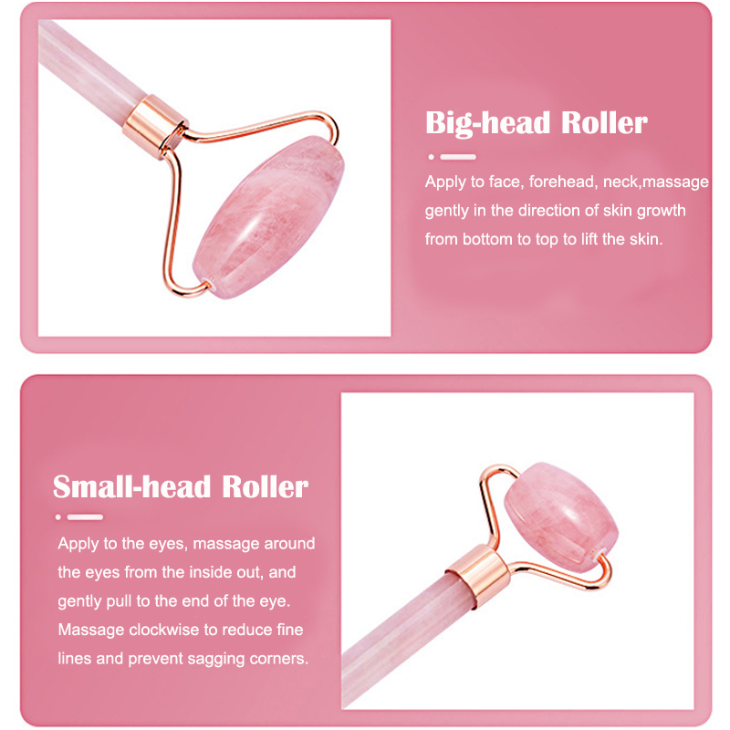 Rouleau de Jade en Quartz Rose - Jade Roller Gua Sha avis et prix