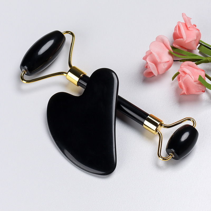 Rouleau de massage facial en o - Jade Roller Gua Sha avis et prix