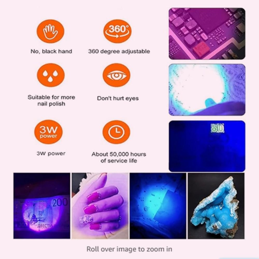 Lampe à LED UV portable 5W/3W  - Uv Nail Lamp avis et prix