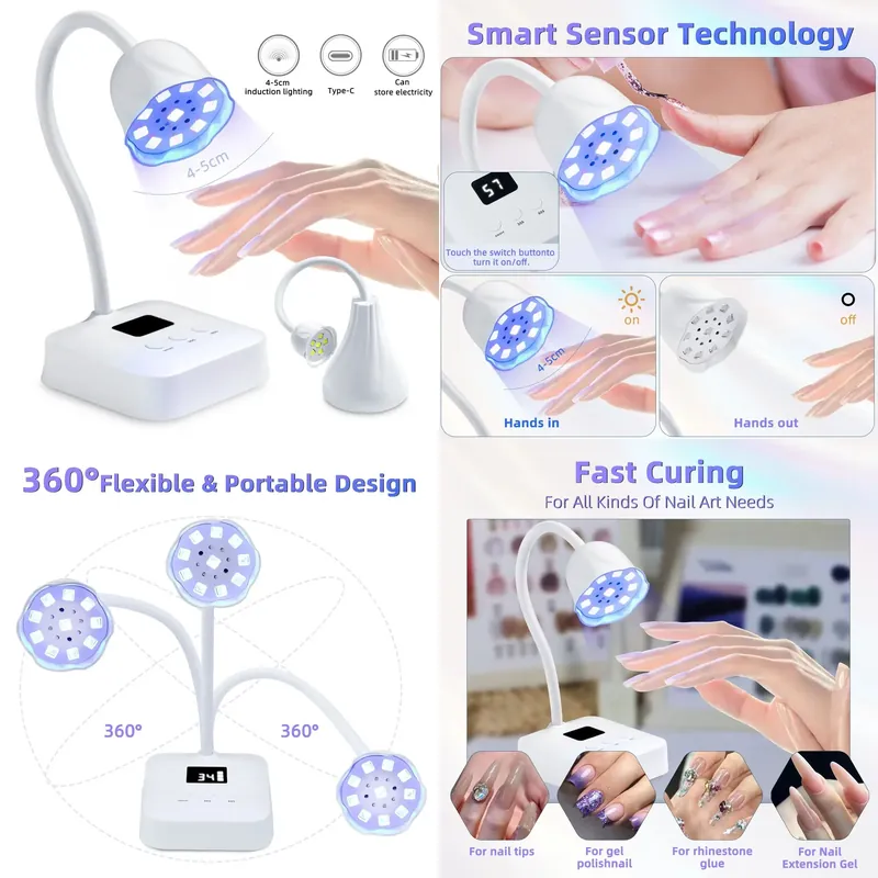 Lampe à ongles sans fil LED UV - Uv Nail Lamp avis et prix