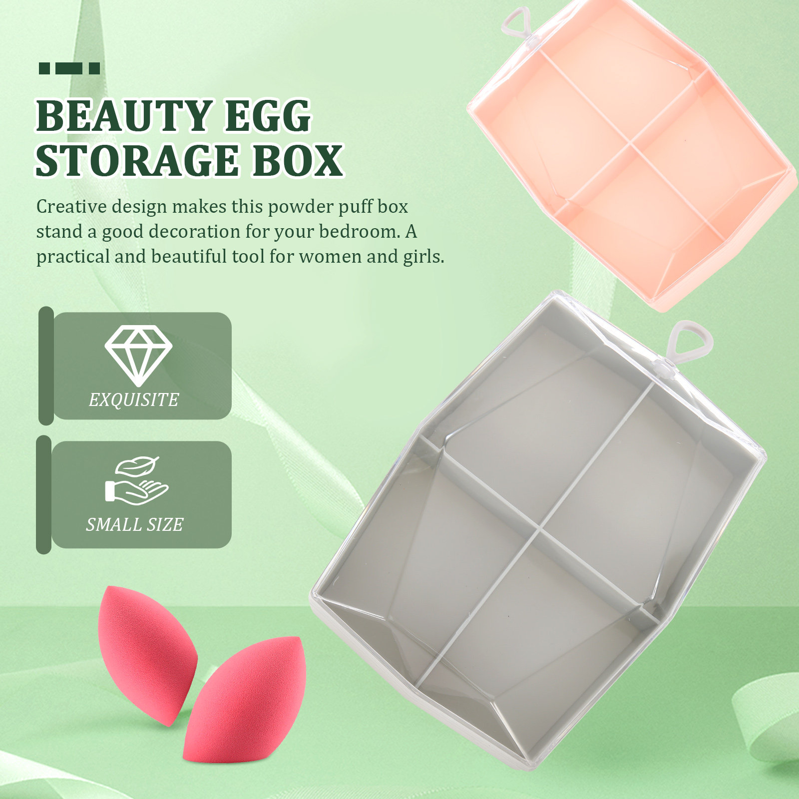 Boîte à éponges de beauté en A - Beauty Makeup Sponge avis et prix
