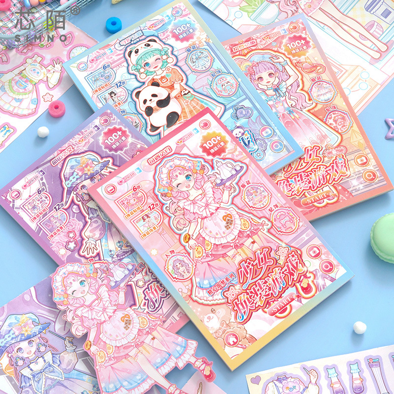 Livre d'autocollants de jeu de - Beauty Makeup Games For Girls avis et prix