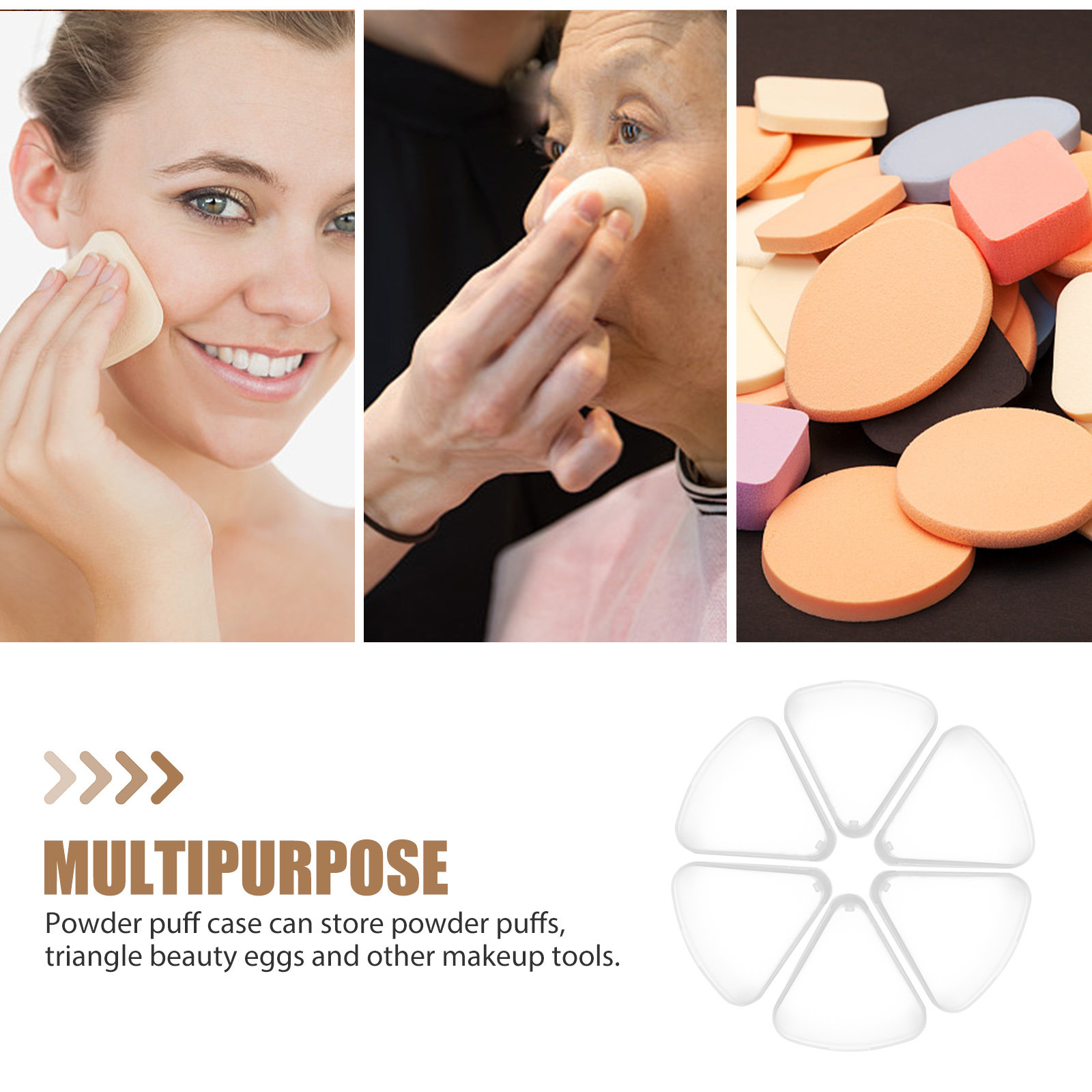 Lot de 6 étuis de rangement po - Beauty Makeup Sponge avis et prix