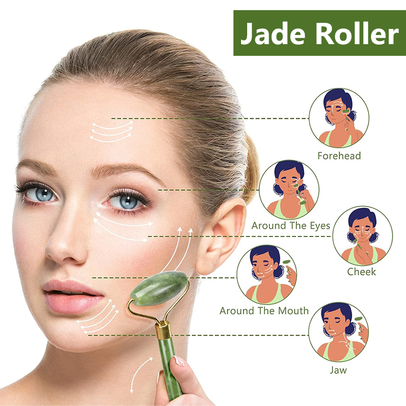 Rouleau de Jade naturel pour l - Jade Roller Gua Sha avis et prix