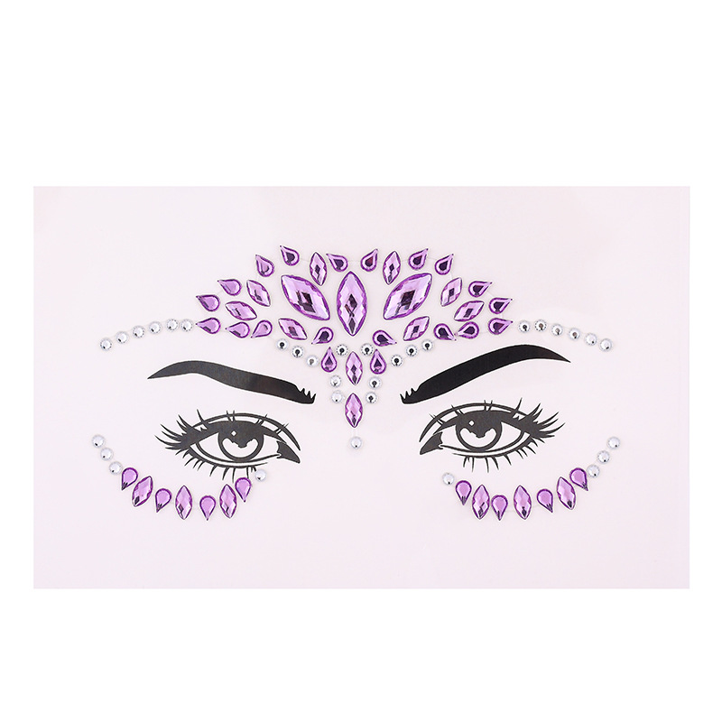 Autocollants pour le visage en - Beauty Gems Makeup avis et prix