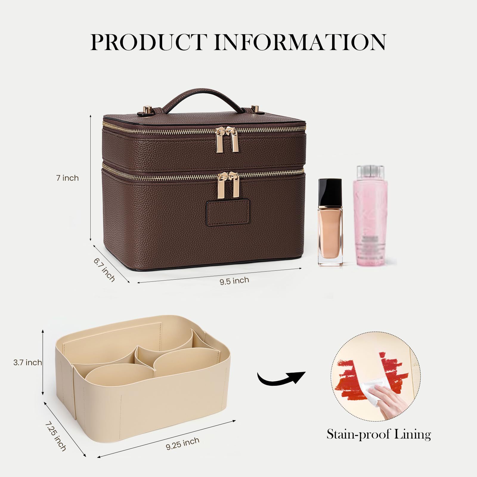 Grande Trousse de Toilette de  - Beauty Makeup Case avis et prix