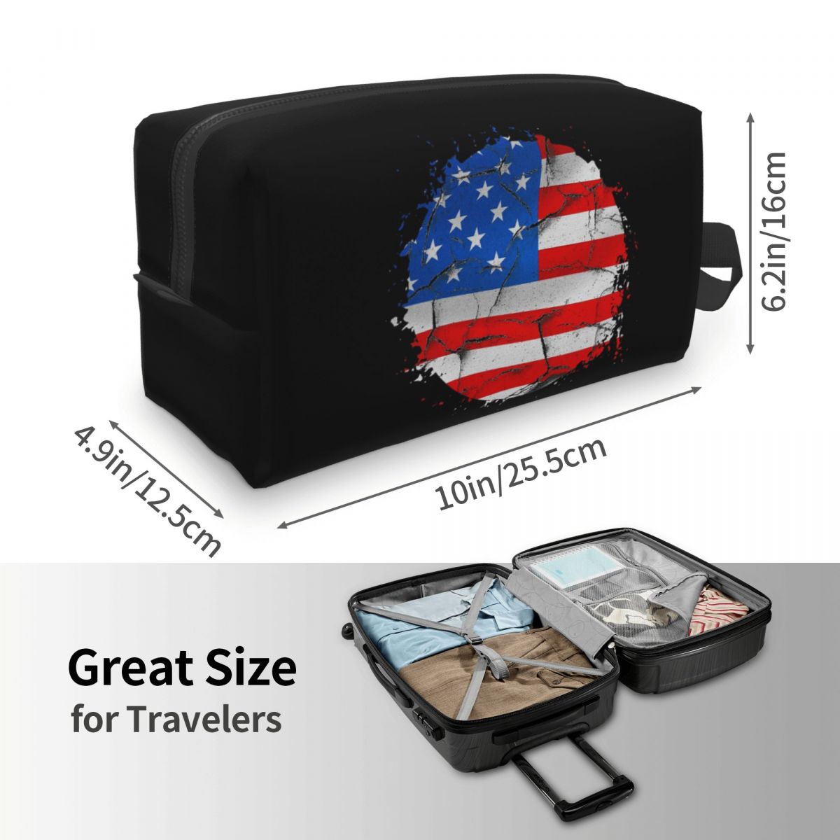 Trousse de Maquillage Drapeau  - Beauty Makeup Usa avis et prix