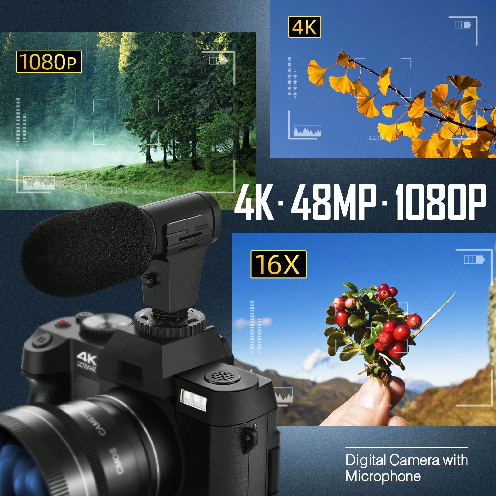 Appareils photo numériques 4K  - Beauty Makeup App avis et prix