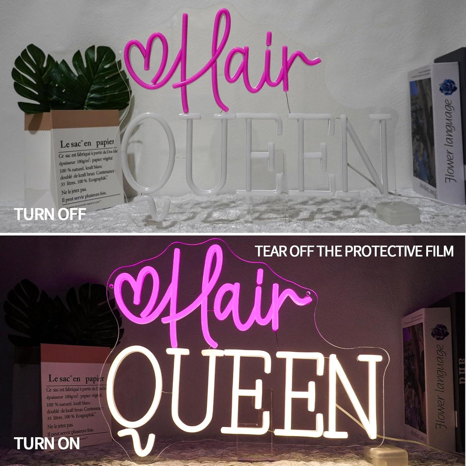 Enseigne lumineuse néon Hair Q - Beauty Makeup Studio avis et prix