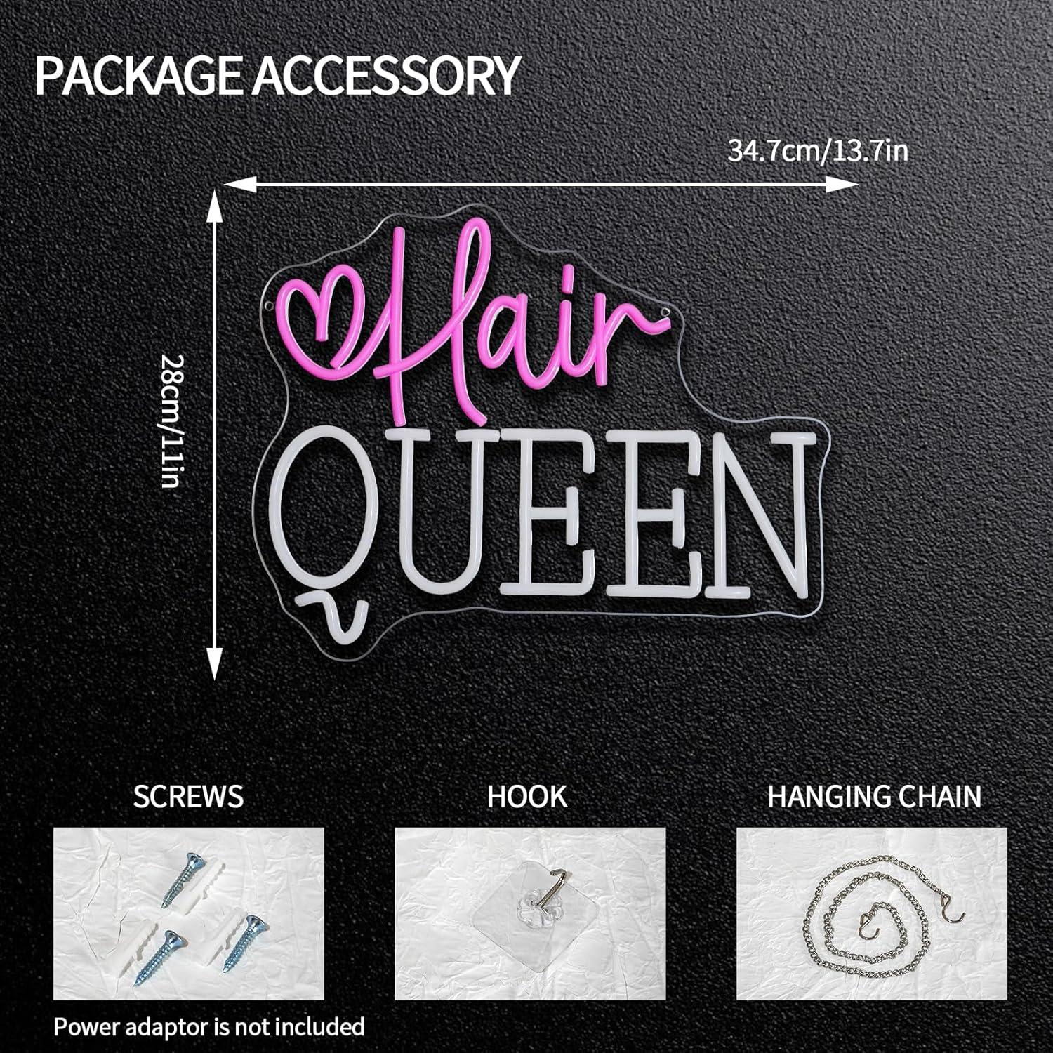 Enseigne lumineuse néon Hair Q - Beauty Makeup Studio avis et prix