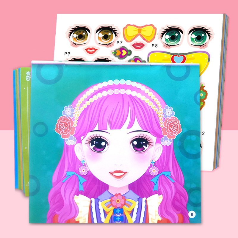 Autocollants de déguisement de - Beauty Makeup Book avis et prix