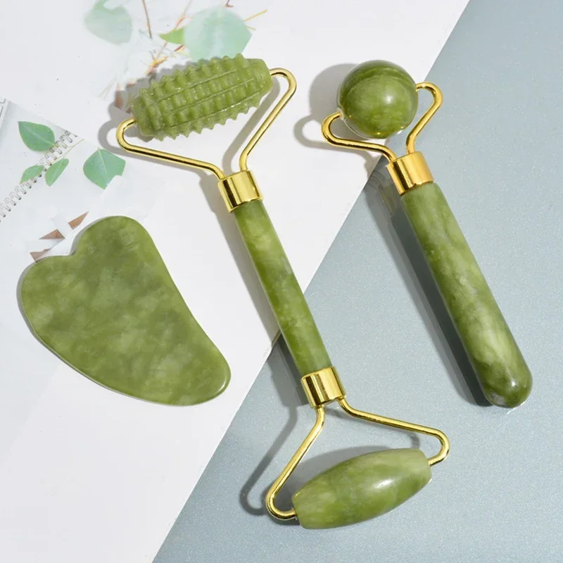 Rouleau de jade naturel et Gua - Jade Roller Gua Sha avis et prix