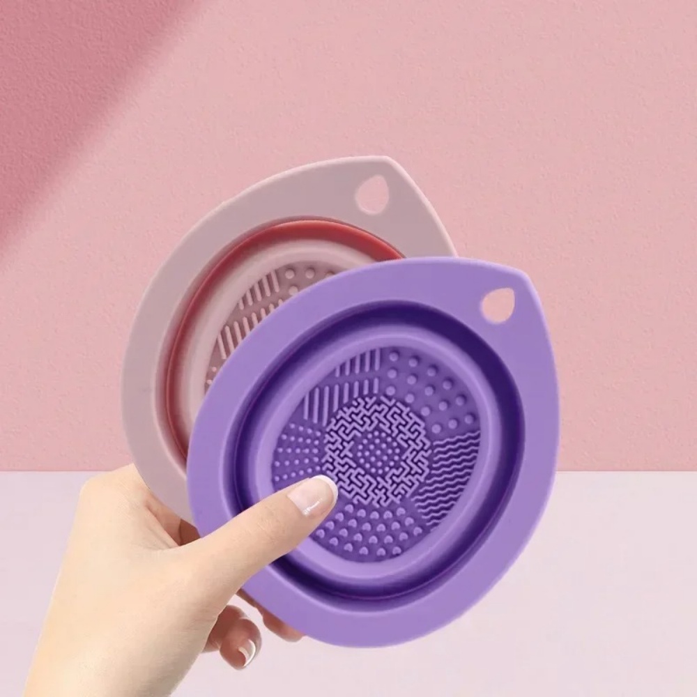 Bol de nettoyage pliable en si - Beauty Makeup Sponge avis et prix
