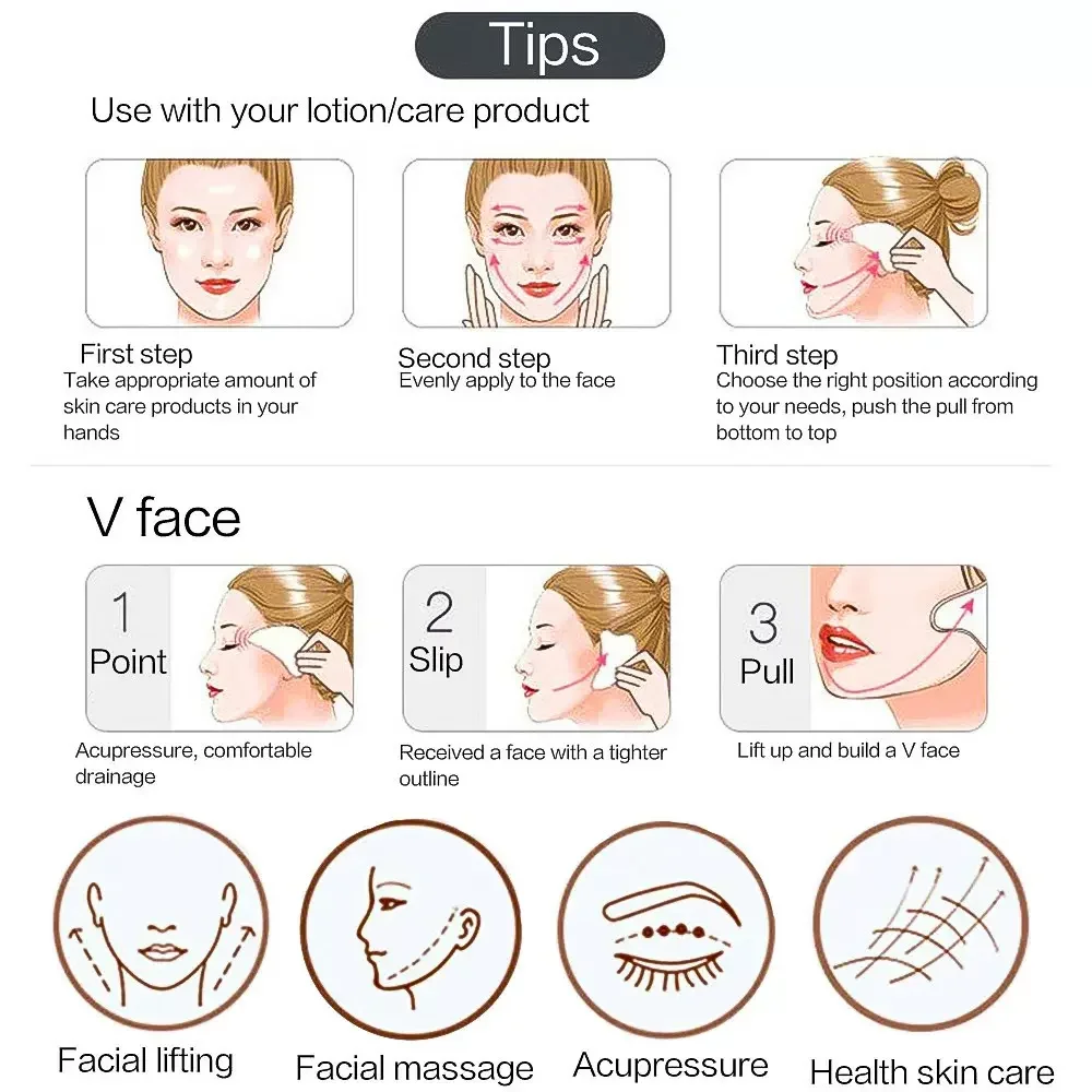 3 pièces ensemble résine roule - Jade Roller Gua Sha avis et prix