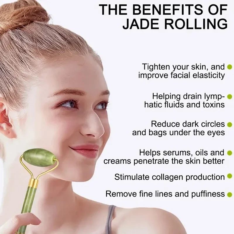 Rouleau de jade naturel et Gua - Jade Roller Gua Sha avis et prix